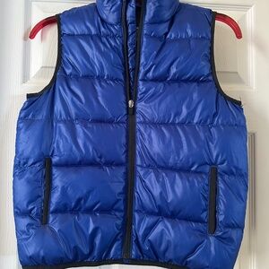 Kids Youth Old Navy Royal Blue Puffer Vest Winter Layer Outerwear Sz M